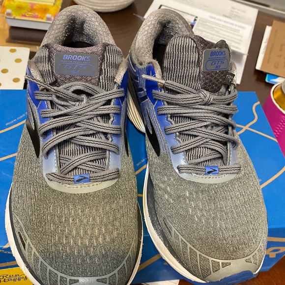 Brooks Adrenaline GTS 18- Grey/Blue/Black - Picture 1 of 9